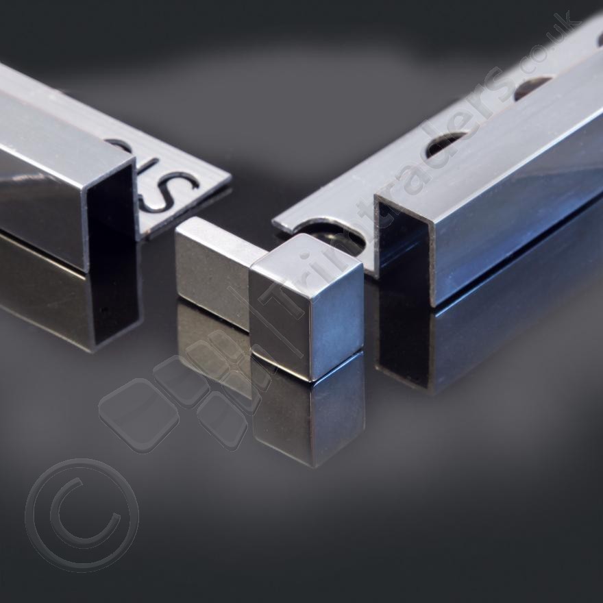 Tile Trim Corners Genesis Aluminium Square Corners Edp For Use With Tdp Tile Trim 2 Pack